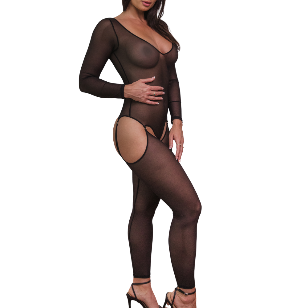 Wild Times 1929 Bodysuit Black Extra Small