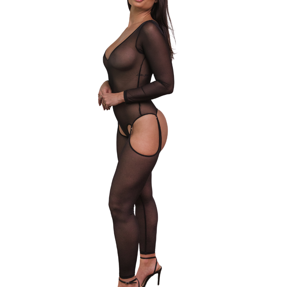 Wild Times 1929 Bodysuit Black Medium