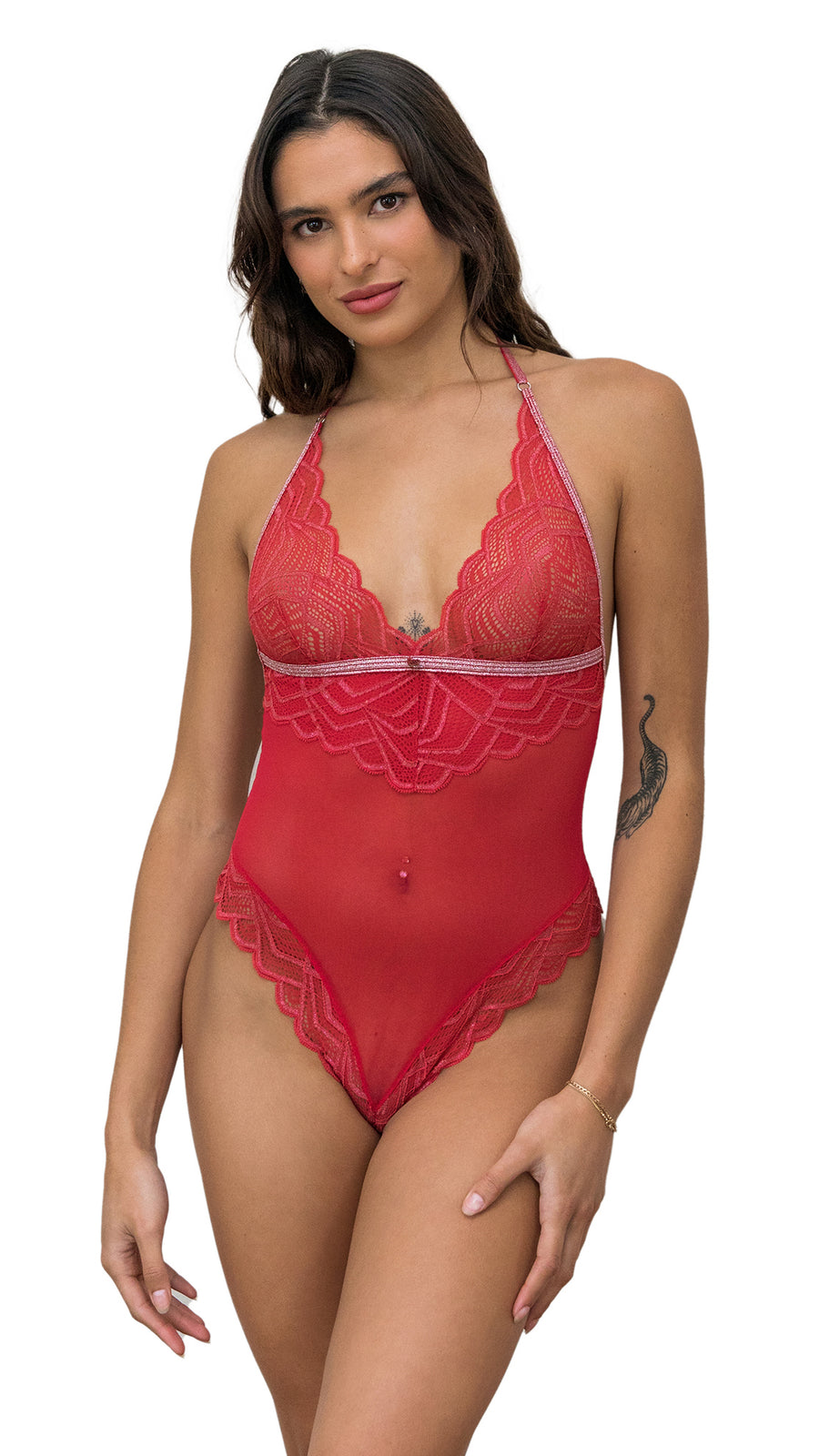 Mystic Love 1814 Bodysuit Red Large
