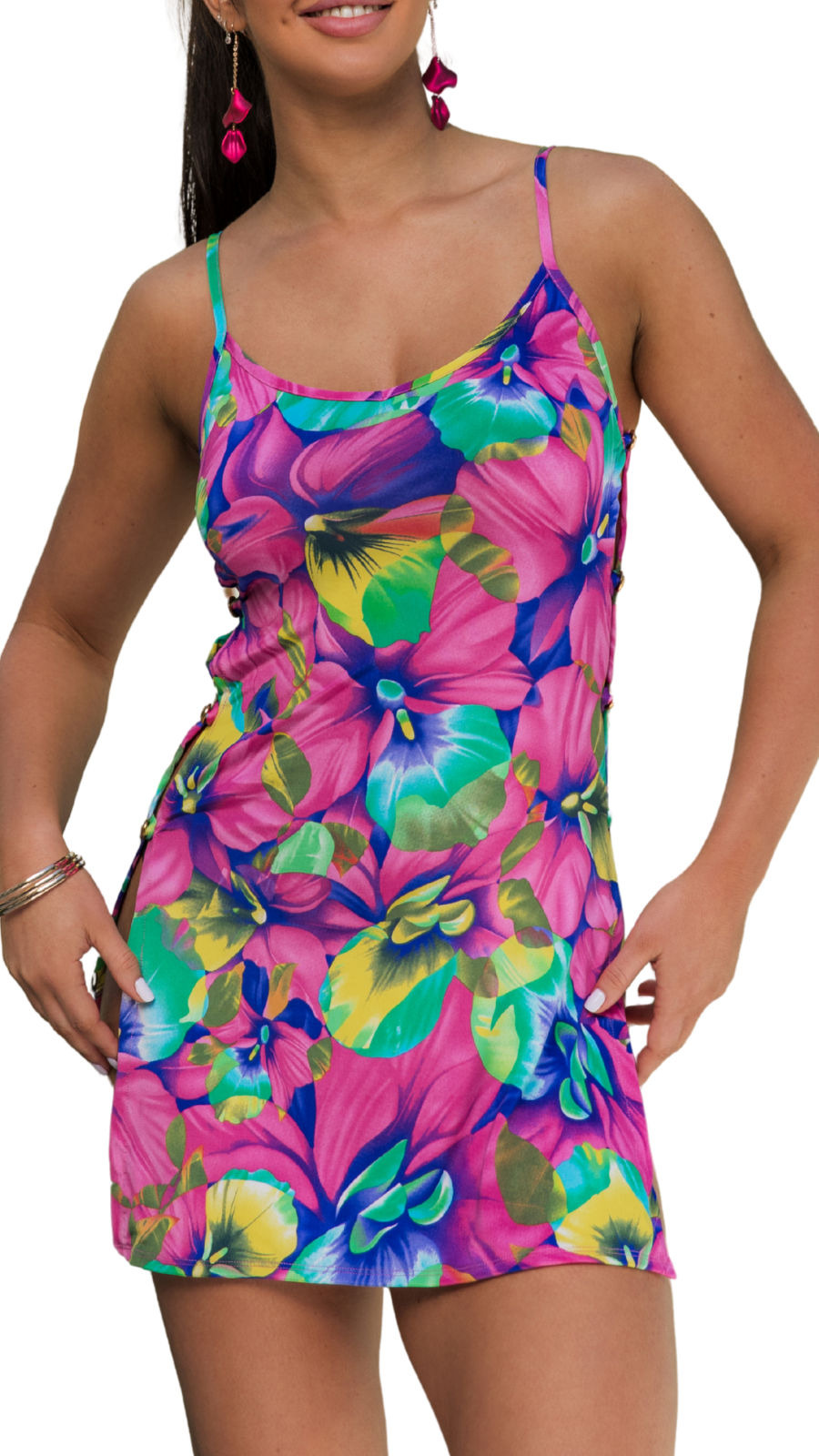 Athena 5648 Dress Hibiscus Medium