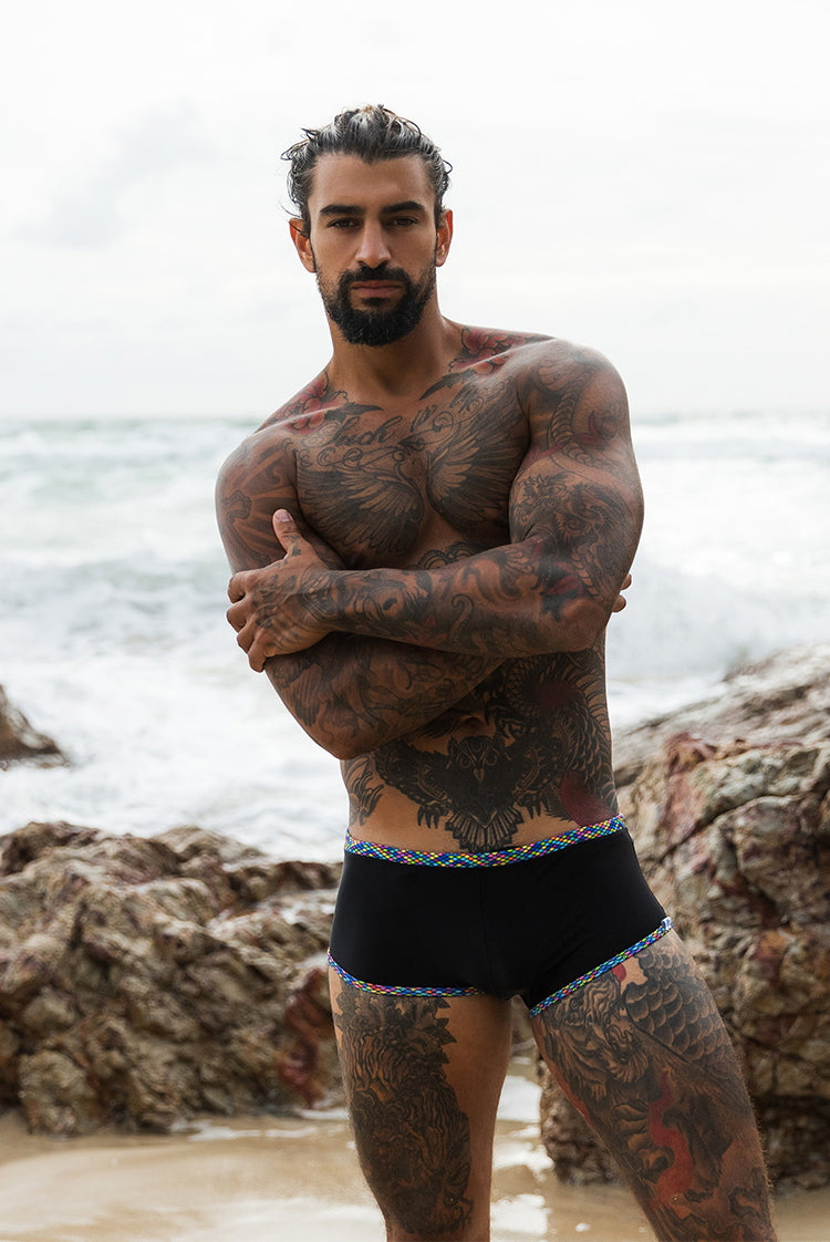 Bells 007 Trunks Midnight Rainbow Large