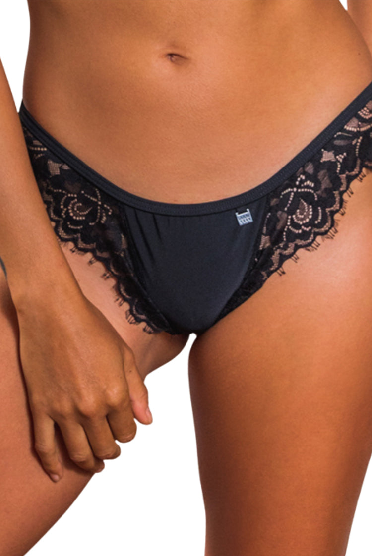 Electra 237 Brazilian Bikini Bottom Black Extra Small