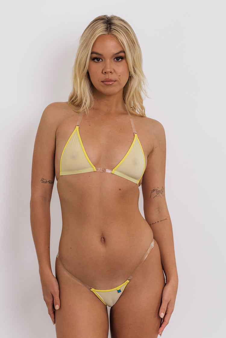 Sheer Illusion Lemon 312 Tri Top Medium