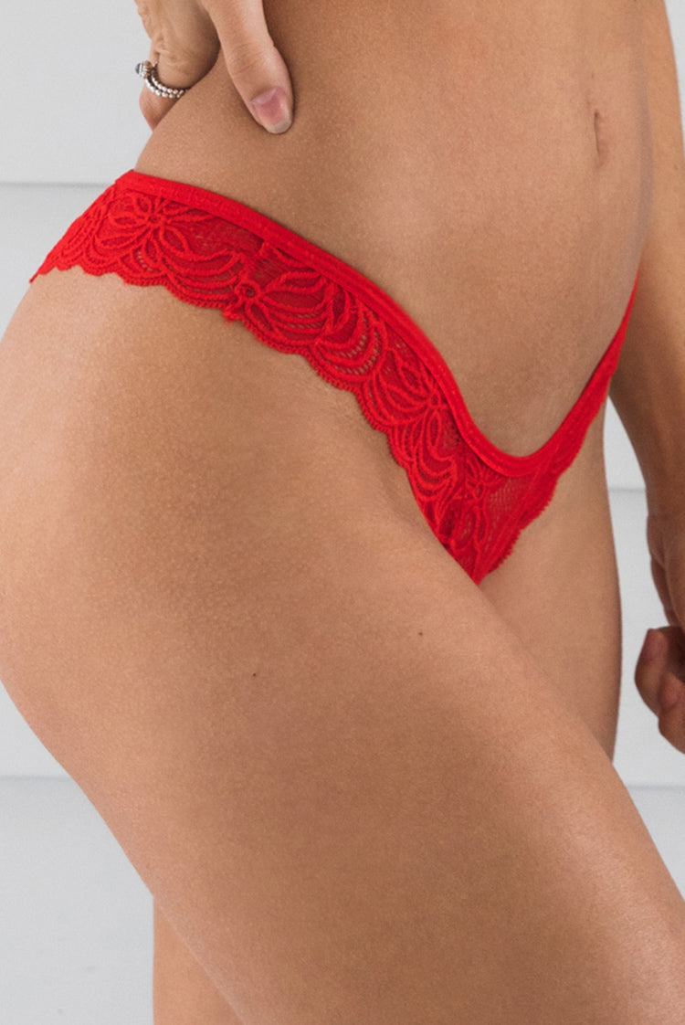 Sexy 'kiss' 660 Panties Red Large