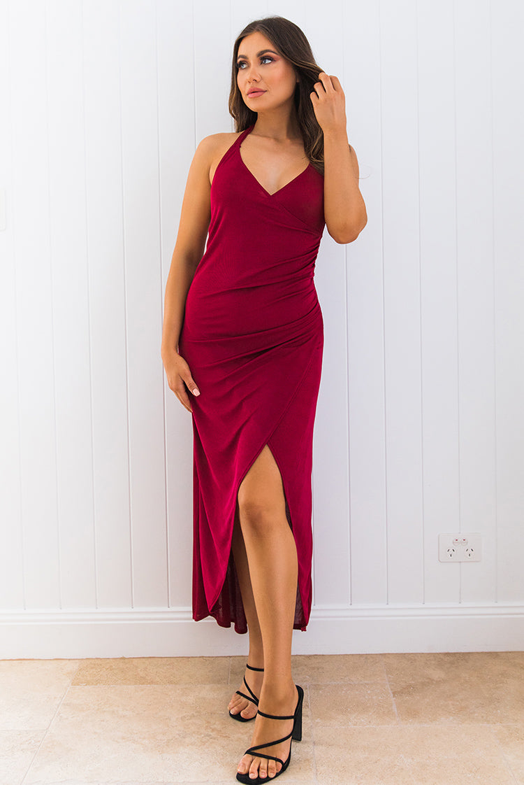 Felicity 5876 Dress Red Medium